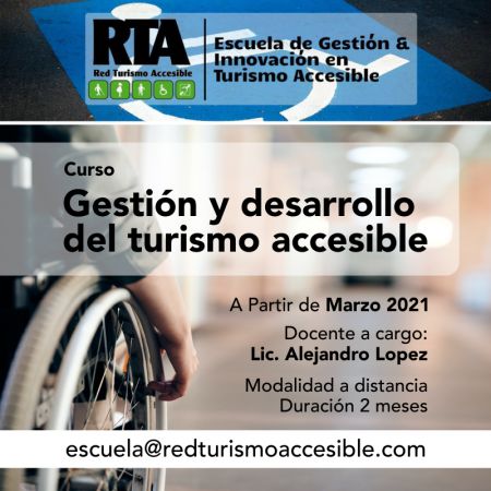 CURSO DE GESTIÓN Y DESARROLLO DEL TURISMO ACCESIBLE