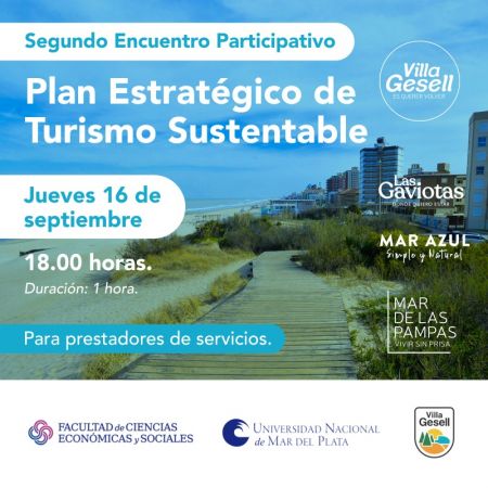 Segundo Encuentro Participativo En El Marco Del Plan Estratégico De Turismo Sustentable De Villa Gesell.