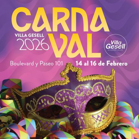 Villa Gesell se viste de fiesta: llegan los Grandes Festejos de Carnaval 2026