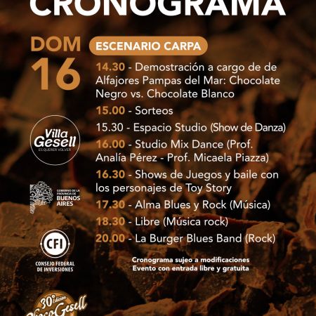 Villa Gesell "al infinito y m&aacute;s all&aacute;": la Chocogesell festeja sus 30 a&ntilde;os con la magia de Toy Story 